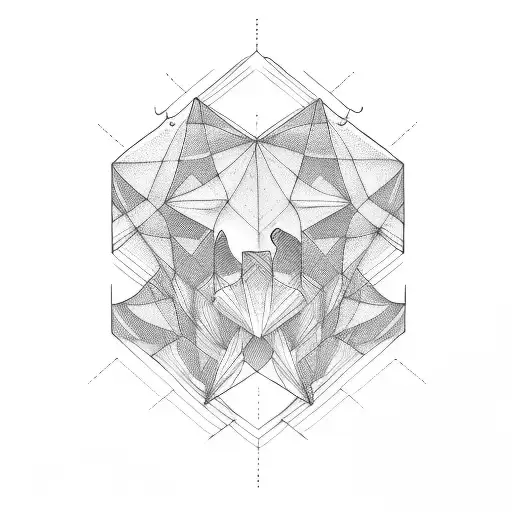 lines tattoo design idea