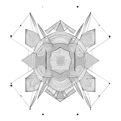 lines tattoo design idea