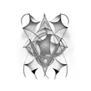 lines tattoo design idea