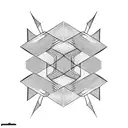 lines tattoo design idea