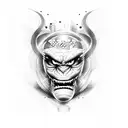 boxing monster tattoo design idea