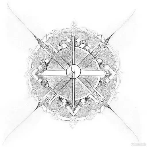 Christian Cross tattoo design idea