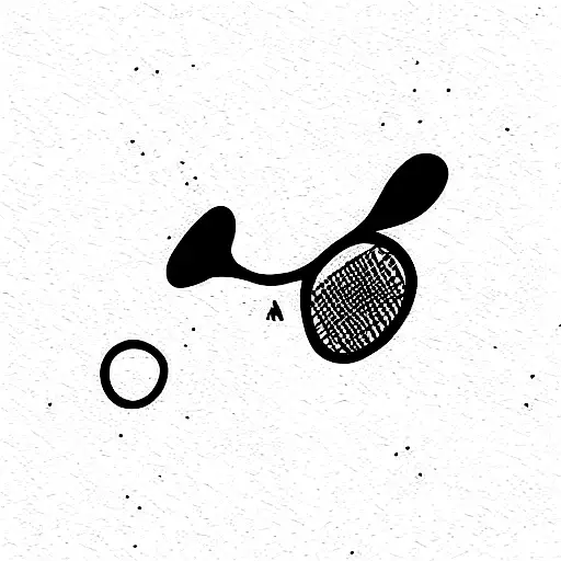 tennis, anxiety tattoo design idea