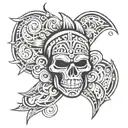 El morro Taino tribal tattoo tattoo design idea