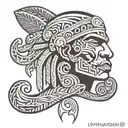 El morro Taino tribal tattoo tattoo design idea