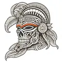 El morro Taino tribal tattoo tattoo design idea