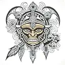 El morro Taino tribal tattoo tattoo design idea