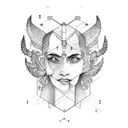 Libra, geminis, scorpio and virgo constallations  tattoo design idea