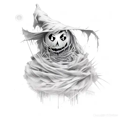 scarecrow tattoo design idea