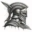 spartan warrior tattoo design idea