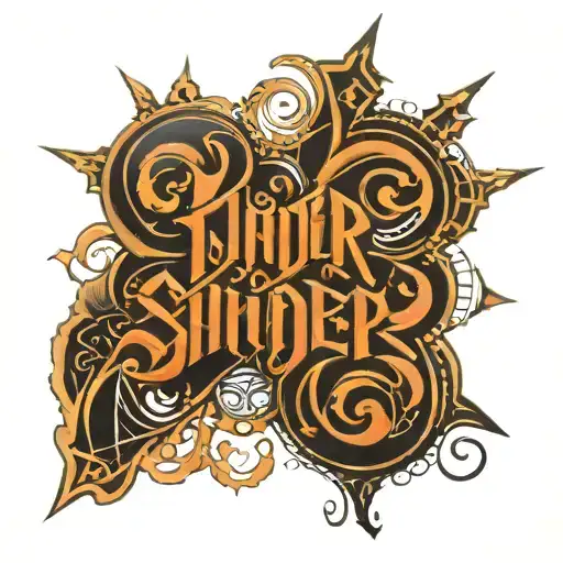 snider  ambigram tattoo tattoo design idea