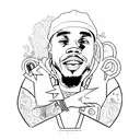 anderson paak tattoo design idea