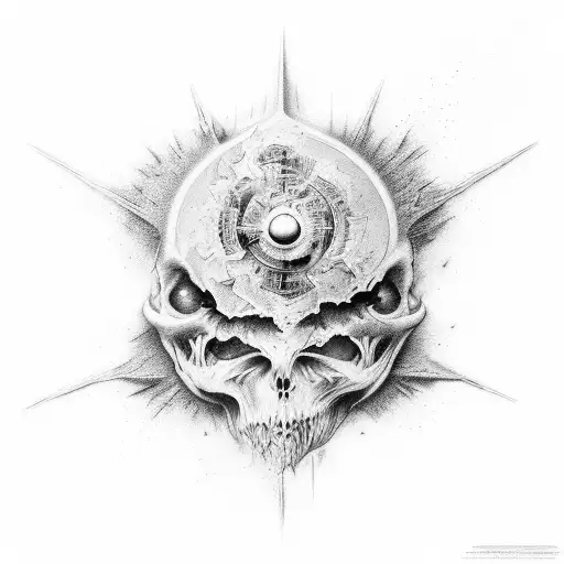 two steps from hell vanquish album art combined with Thomas Bergersen Illusions album art tattoo design idea