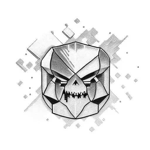 minecraft sword tattoo design idea