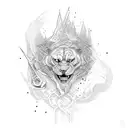 cage tattoo design idea