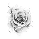 Maria Padilha uma rosa  tattoo design idea