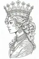 Royalty  tattoo design idea