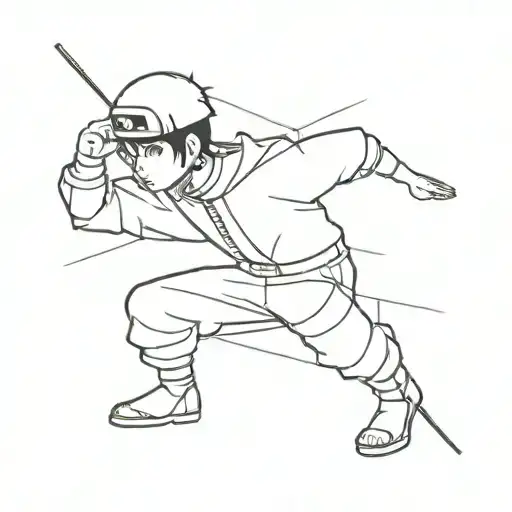 Rock Lee inspired tattoo design idea