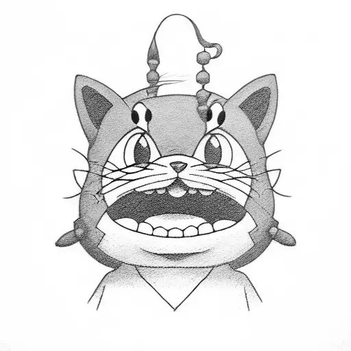 doraemon tattoo design idea