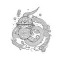 doraemon tattoo design idea