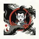 Vietnamese mythology tattoo design idea