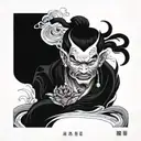 Vietnamese mythology tattoo design idea