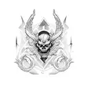 hellcase logo  tattoo design idea