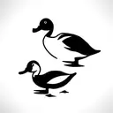 three ducks tattoo design idea