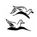 three ducks tattoo design idea