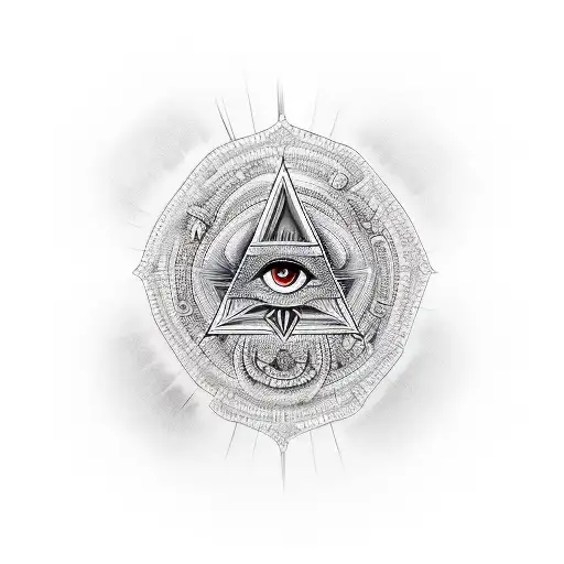 illuminati  tattoo design idea