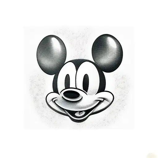 mickey mouse tattoo design idea