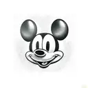 mickey mouse tattoo design idea