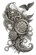 Adhd symbolistic tattoo tattoo design idea