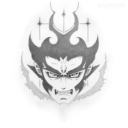 jojo and jutsu kaisen tattoo design idea