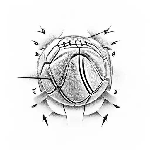 father 2 son with football and rock tattoo design idea