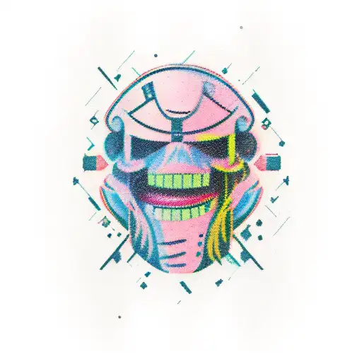 Depression , fight, sorrow  tattoo design idea