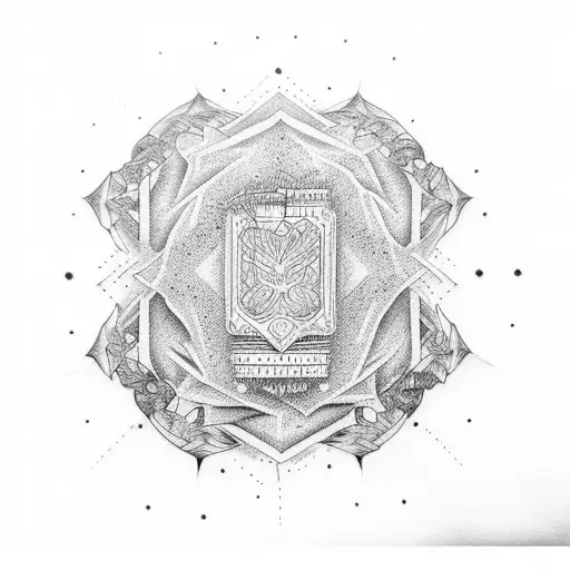 serenity prayer tattoo design idea