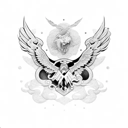 air force tattoo design idea
