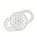 flower of life tattoo and fibonacci sequence tattoo design idea