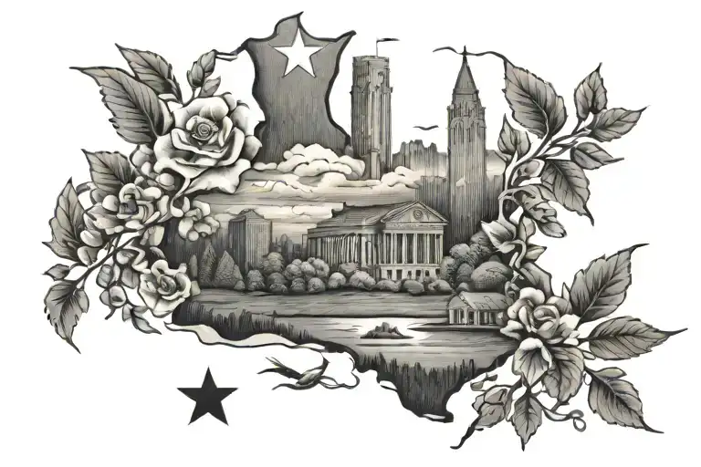 State of Tennessee tattoo design idea