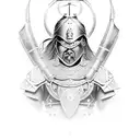 Mongolian Warrior  tattoo design idea