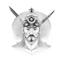 Mongolian Warrior  tattoo design idea