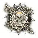 SONNE TEXT tattoo design idea