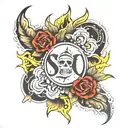 SONNE TEXT tattoo design idea