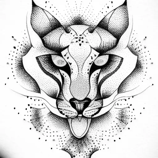 pink panter  tattoo design idea