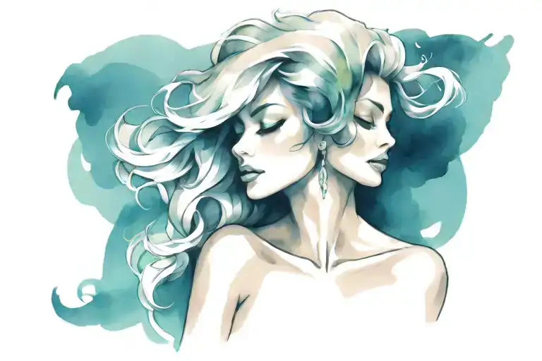 sexy lady tattoo design idea