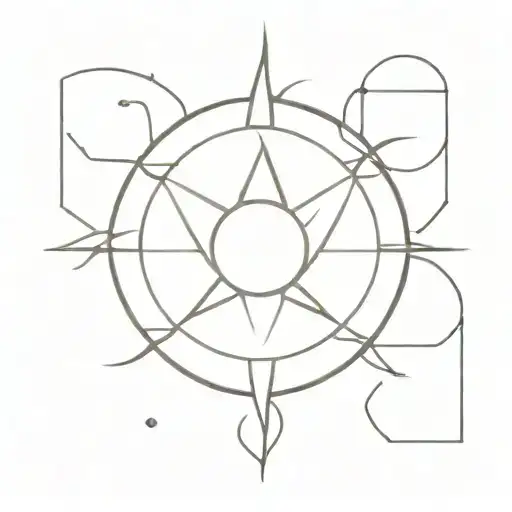 sun and consistency wealth health empathy tattoo design idea