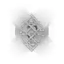 Crossword puzzle spelling out 'Isabel' tattoo design idea