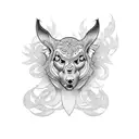 Crossword puzzle spelling out 'Isabel' tattoo design idea