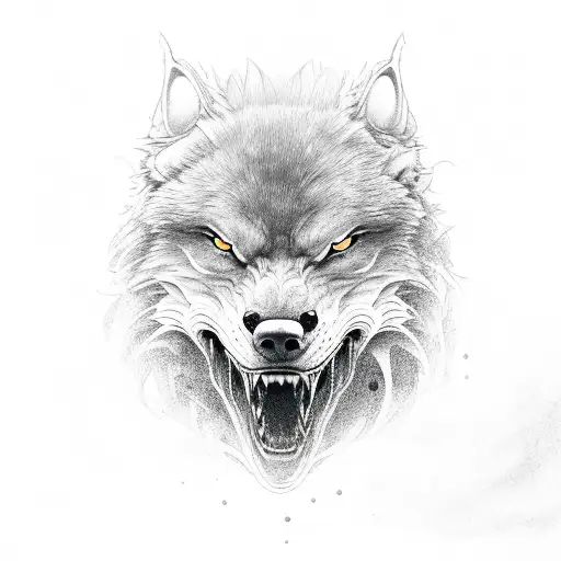 fenrir tattoo design idea